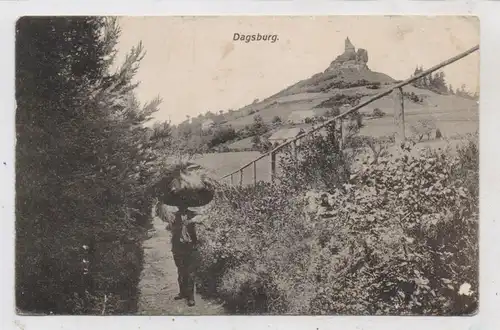 F 57850 DAGSBURG / DABO, Dagsburg mit Bio-Bauer, 1910