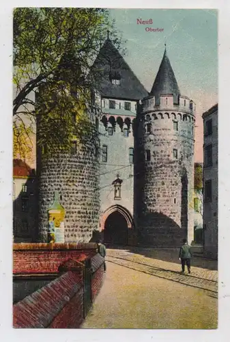 4040 NEUSS, Obertor, Litfaßsäule, 20er Jahre