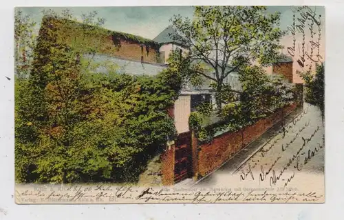 5000 KÖLN, Alte Stadtmauer am Hansaring mit Gereonsmühle, 1906, Verlag Hölzermann