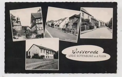 6444 WILDECK - BOSSERODE, Schule, Kirche, Strassenansichten