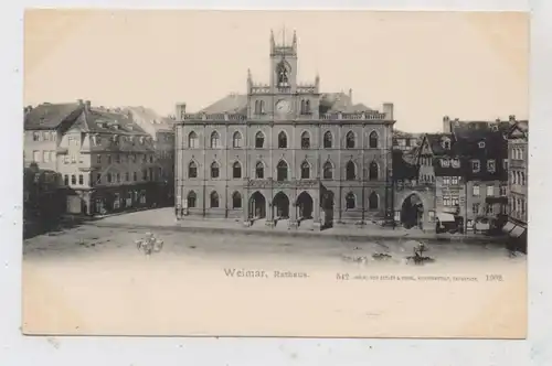 0-5300 WEIMAR, Rathaus, 1902