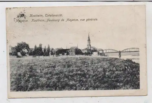 6500 MAINZ - KOSTHEIM, Gesamtansicht, 1922