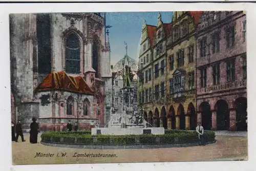 4400 MÜNSTER, Lambertusbrunnen, ca. 1910