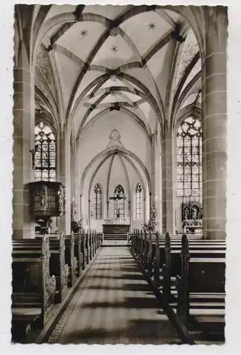 5372 SCHLEIDEN, Schloßkirche, Innenansicht, 1960