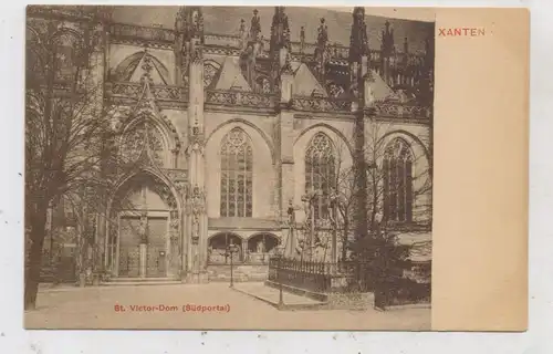 4232 XANTEN, St. Victor Dom, Südportal, 1907, Bullmann
