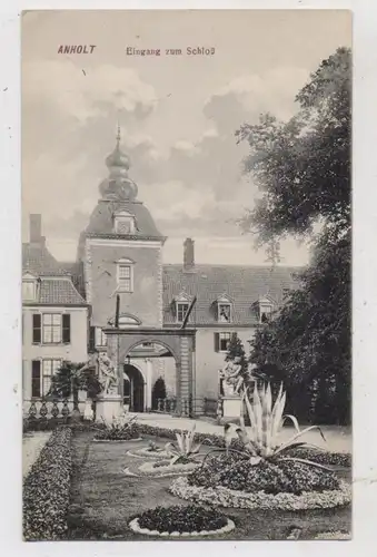 4294 ISSELBURG - ANHOLT, Eingang zum Schloß, 1909, Verlag Knippenberg