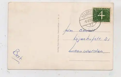 5372 SCHLEIDEN, Burg Vogelsang, niederländische Feldpost, 1959