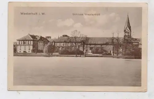 4352 HERTEN - WESTERHOLT, Schloß Westerholt, 1923