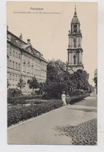 0-1500 POTSDAM, Militärwaisenhaus, Garnisonskirche, 1917, Verlag O'Brien - Berlin