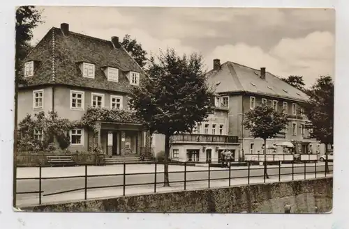 0-8302 BAD GOTTLEUBA - BERGGIESSHÜBEL, Gasthof Goldener Stern und Umgebung, 1958