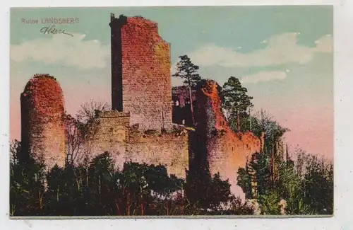 F 67140 HEILIGENSTEIN, Ruine Landsberg, 1924