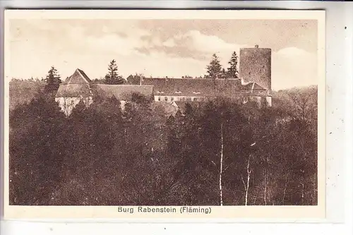0-1821 RABENSTEIN / FLÄMING, Burg Rabenstein