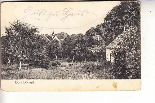 0-1543 DALLGOW - DÖBERITZ, Dorf Döberitz, 1915, deutsche Feldpost, Fleck