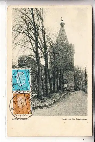 0-1320 ANGERMÜNDE, Partie an der Stadtmauer, 1931