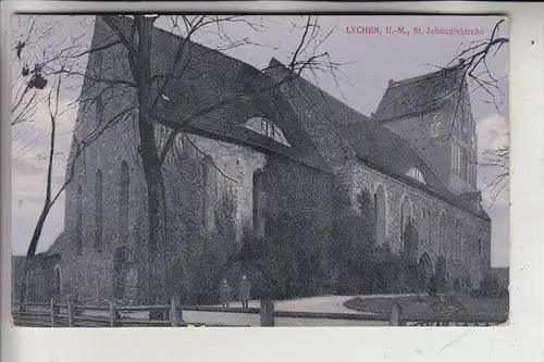 0-2093 LYCHEN, St.Johanniskirche, 1918