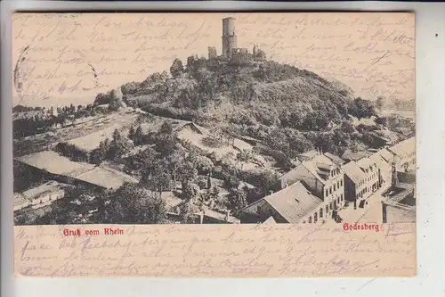 5300 BONN - BAD GODESBERG, Godesburg und Umgebung, 1903