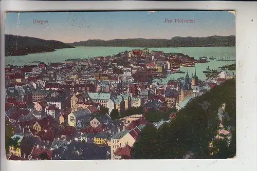 N 5000 BERGEN, Fra Flöiveien, 1920