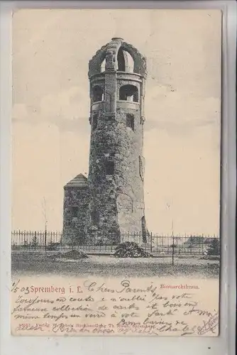 0-7590 SPREMBERG, Bismarckthurm, 1903