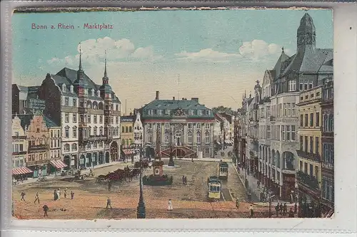 5300 BONN, Marktplatz, 20er Jahre, Strassenbahn - Tram