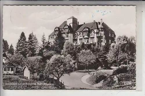 5300 BONN - BAD GODESBERG, Sanatorium Schloß Rheinblick, 1963