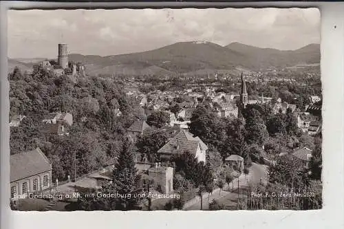 5300 BONN - BAD GODESBERG, Burgstrasse, Godesburg und Petersberg, 1957