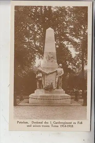 0-1500 POTSDAM, Denkmal des 1.Garderegiments zu Fuß und seinen treuen Toten 19145-1918