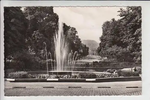5300 BONN, Kaiserplatz mit Springbrunnen 1962