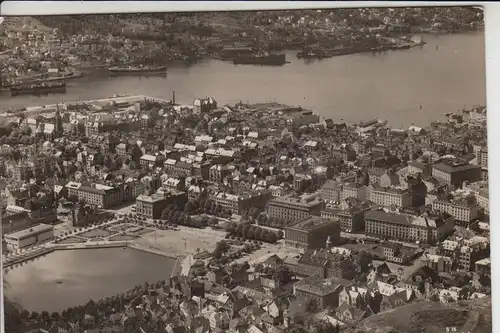 N - BERGEN, Utsikt fra Fjellveien