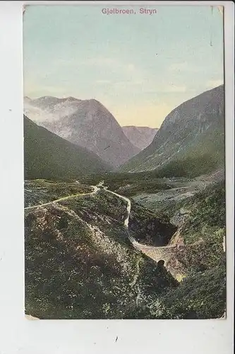 N - GJOLBROEN - STRYN,  Color 1909