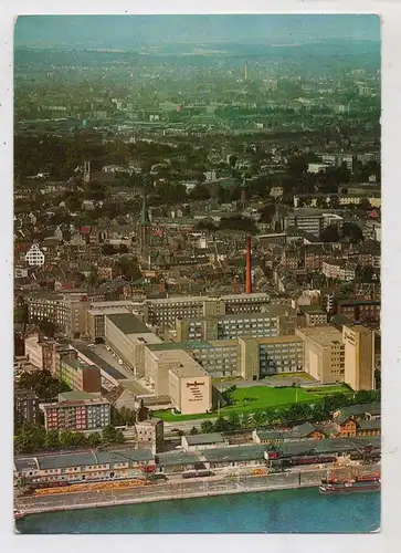 5000 KÖLN, STOLLWERCK, Schokoladen / Pralinen, Luftaufahme 1966