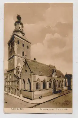 5000 KÖLN, Kirche St. Ursula, Altstadt, Knackstedt & Näther