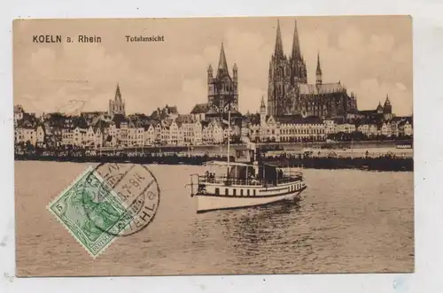 5000  KÖLN, Schnellfähre Köln - Deutz, 1908