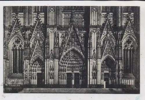 5000 KÖLN, KÖLNER DOM, Westportal, Verlag Trenkler