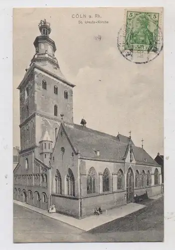 5000 KÖLN, Kirche St. Ursula, Altstadt, 1905 Trenkler