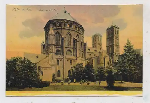 5000 KÖLN, KIRCHEN, Gereonskirche, Phänomen - Künstlerkarte, Verlag Hölzermann