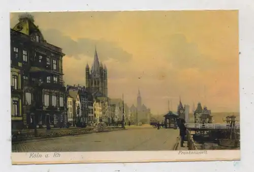 5000 KÖLN, Frankenwerft, Phänomen - Künstlerkarte, Verlag Hölzermann