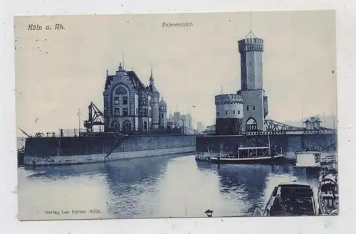 5000  KÖLN, Hafeneinfahrt, 1905