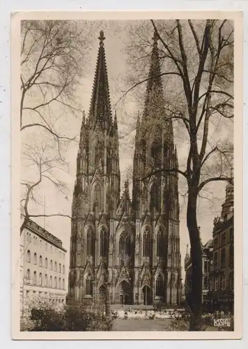 5000 KÖLN, Burgmauer, Cafe Reichard Terrasse, Kölner Dom Westseite, 1940