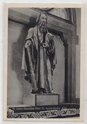 5000 KÖLN, Kirche, St. Agnes, Agneskirche, St. Judas - Thaddäus Altar, 1951