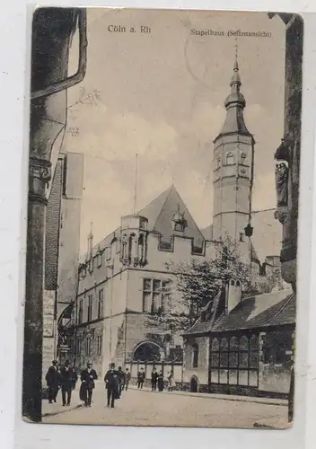 5000 KÖLN, Stapelhaus, 1916, Feldpost aus Kalk