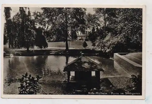 5000 KÖLN - MÜLHEIM, Partie im Stadtgarten