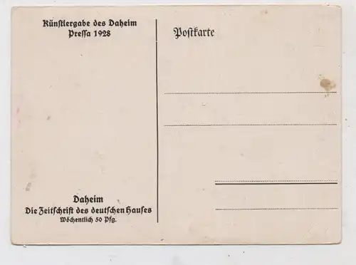 5000  KÖLN, EREIGNIS, PRESSA 1928, Künstlergabe des Daheim, "Kommode", Reinhold Roch-Zeuthen