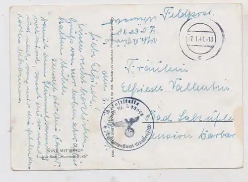 5000 KÖLN, POSTGESCHICHTE, Feldpost 05098, 4. Batterie Res. Flak Abt. 146, 07.01.1941