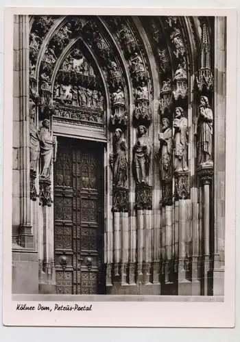 5000 KÖLN, KÖLNER DOM, Petrus-Portal