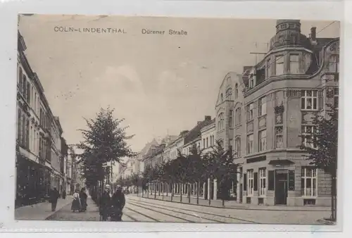 5000 KÖLN - LINDENTHAL, Dürener Strasse, 1919, engl. Militärpost
