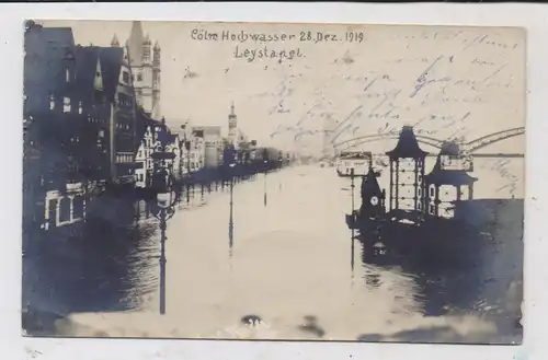 5000 KÖLN, EREIGNIS, Hochwasser 1919, Leystapel, Photo-AK