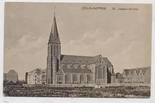 5000  KÖLN - NIPPES, St. Joseph - Kirche und Umgebung, Heiss & Co.