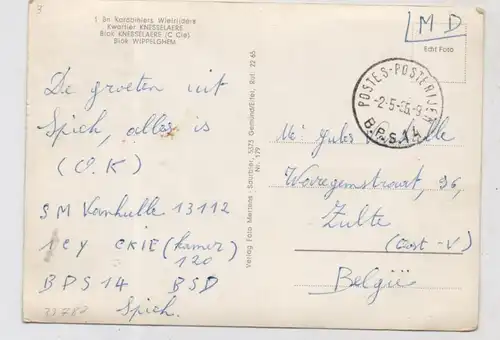 5000 KÖLN - LONGERICH, Belgische Kaserne Knesselaere, 1965, belgische Militärpost