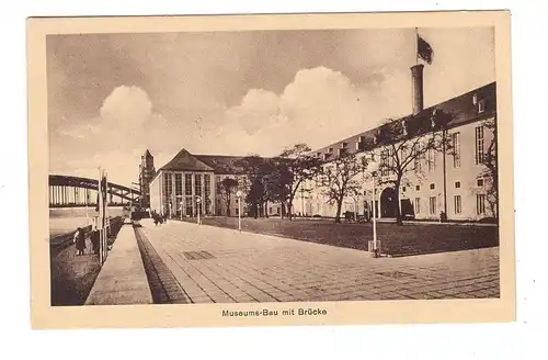 5000 KÖLN, EREIGNIS, PRESSA 1928, Museumsbau, Hohenzollernbrücke, Verlag Schick