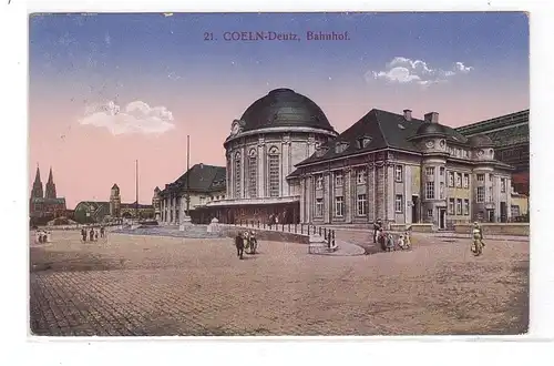 5000  KÖLN - DEUTZ, Bahnhof, 1916